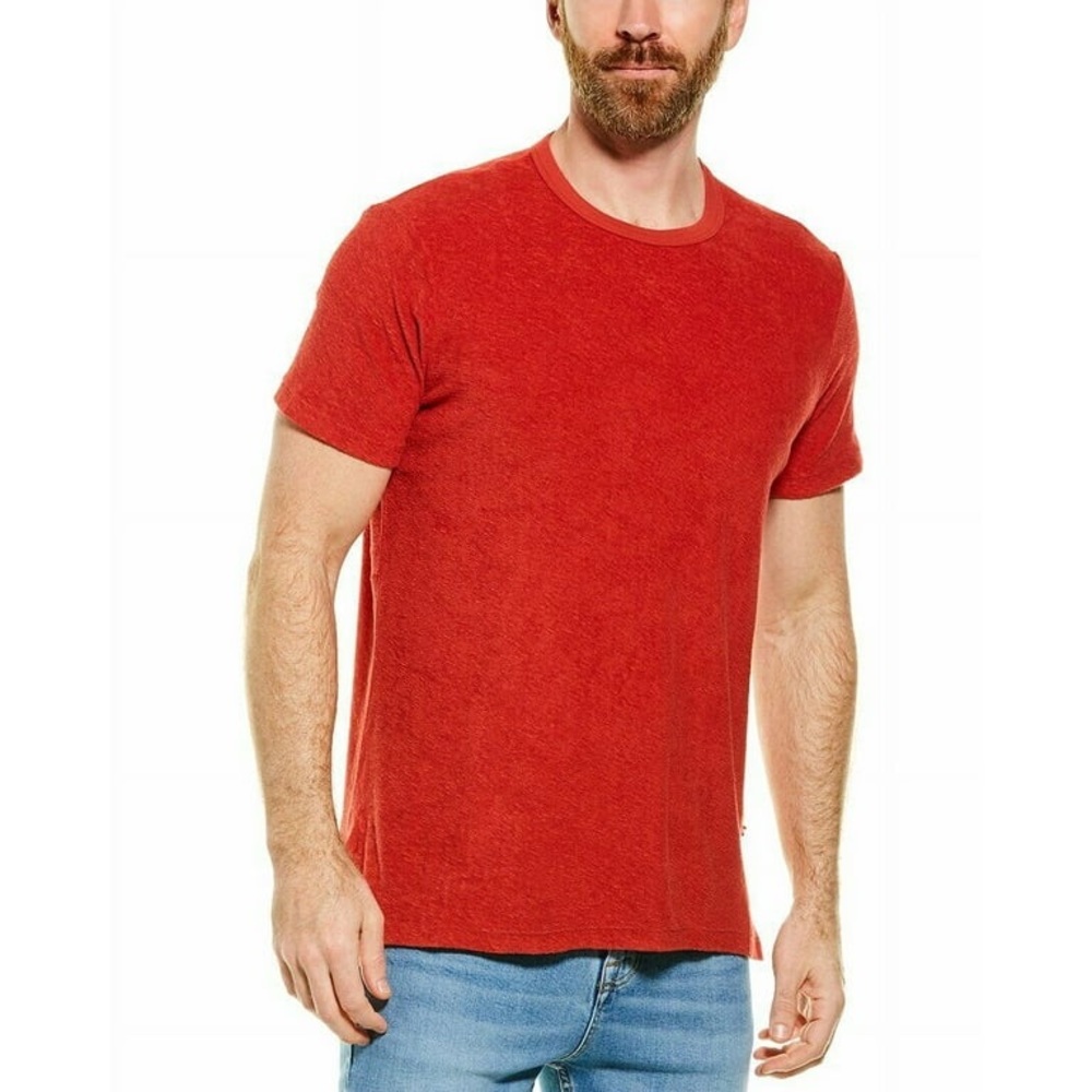 Sol Angeles Red Terry Loop Tee